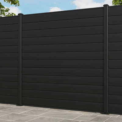 Sistema de vedação de jardim de alumínio horizontal de alumínio decorativo de alumínio