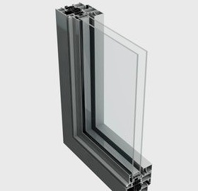 Perfil do guarda-roupa de alumínio SX-8090 Fabricado em alumínio extrudido de liga 6063