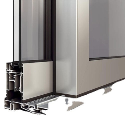 Fornecer Shengxin isolamento térmico extrusão de alumínio Quadro de vidro perfis de porta para janelas e portas deslizantes
