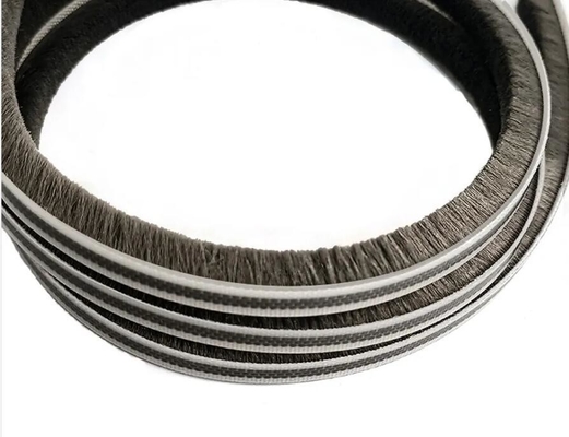 Alumínio janela e porta de lã pilha Weather Strip para Home Office Hotel