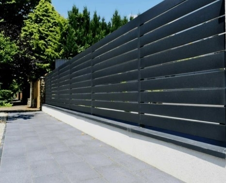 Sistema de vedação de alumínio polido de painel decorativo exterior para piscina de jardim Painéis de barra