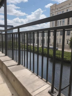 Cercas de privacidade de jardim ao ar livre com painéis horizontais de laje de alumínio de grau 6063 e design