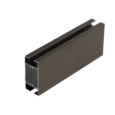 Quadro de vidro duplo 6063 T5 Profil de alumínio para janela de revestimento dentro de 5,8-6,0M de comprimento