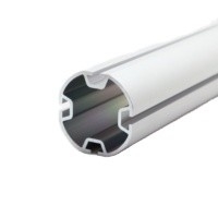 Perfis de alumínio anodizado de prata para portas e janelas Prata natural Espessura 0,30 mm