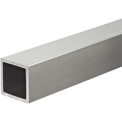 Tubo quadrado de alumínio de cor de madeira com serviço de soldagem 1.5x0.75mm espessura personalizada