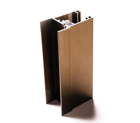 Quadro de janela de extrusão de alumínio anodizado de bronze com estrutura de liga de alumínio 6063