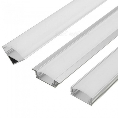 Perfil extrudido de alumínio LED de comprimento personalizado pela Shengxin com padrão certificado ISO