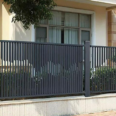 Panela de vedação de piscina de alumínio decorativa de série 6000 para proteção