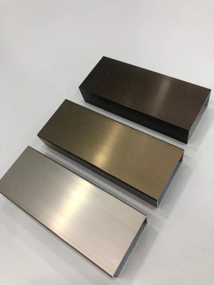Temperatura T3-T8 Perfil de alumínio anodizado para sistema de estrutura deslizante de janelas e portas