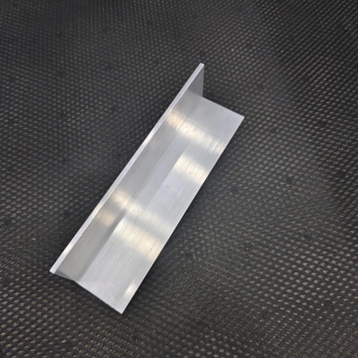 Perfis extrudados de alumínio anodizante de prata para perfil de anjo personalizado em cores