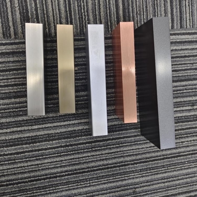 Profissionais de tubos quadrados de alumínio anodizados para decoração em forma quadrada