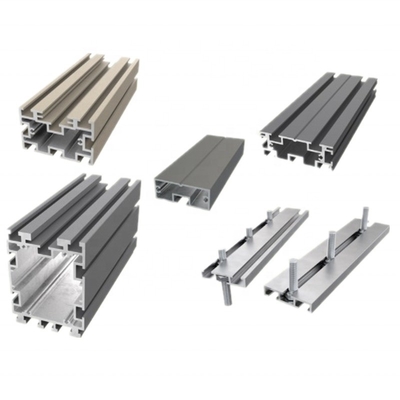 6063 Prata Preto Cor T Slot Perfis de Alumínio para DIY comprimento 0,5-6,0M série Grade 6000