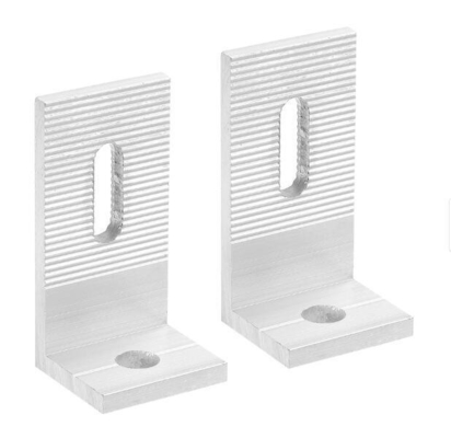 6005 L-Feet Solar Mounting Bracket com tolerância de ± 1% Shengxin Aluminium Alloy