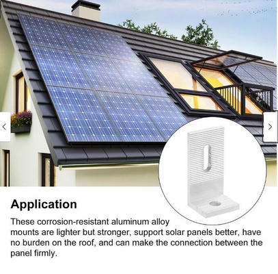 6005 L-Feet Solar Mounting Bracket com tolerância de ± 1% Shengxin Aluminium Alloy