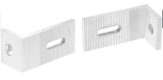 6005 L-Feet Solar Mounting Bracket com tolerância de ± 1% Shengxin Aluminium Alloy