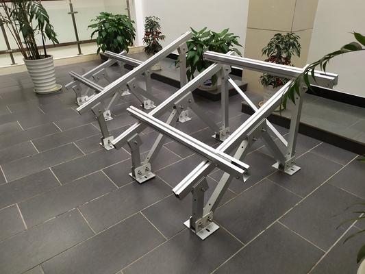 5.8-6.0M Perfil de extrusão de alumínio anodizante de comprimento para sistema de montagem de painéis solares