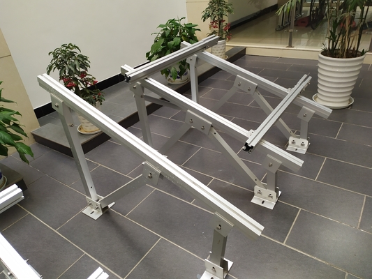 5.8-6.0M Perfil de extrusão de alumínio anodizante de comprimento para sistema de montagem de painéis solares
