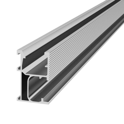 Seções de extrusão industrial Quadros de painéis solares de alumínio para dobra e anodização
