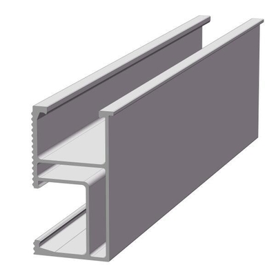 Seções de extrusão industrial Quadros de painéis solares de alumínio para dobra e anodização