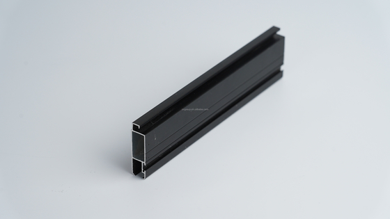 Perfil de alumínio decorativo para parede de vidro de cortina Anodizado