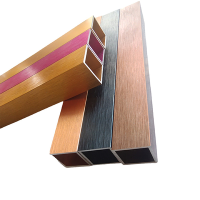 Extrusão de pincel de anodização de cores personalizadas para perfis de alumínio 100% testados por QC