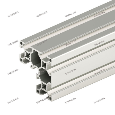 6063-T5 Profil Prata Anodizada de Alumínio Extrusão T Slot com Processamento de Descolamento