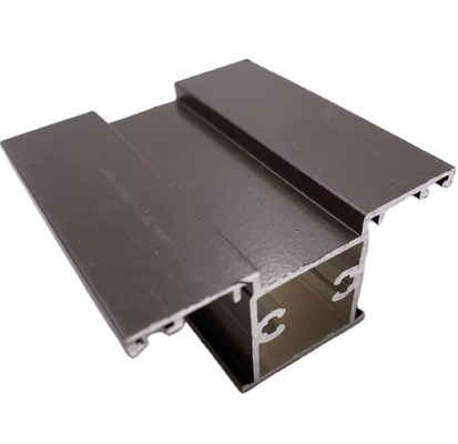 Perfil de alumínio anodizado de grau T3-T8 personalizável para monturas de janelas da série 6000