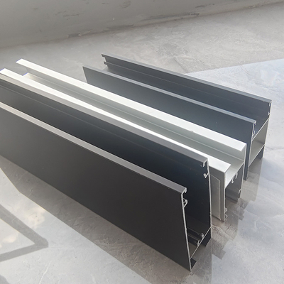 Perfil de alumínio anodizado de grau T3-T8 personalizável para monturas de janelas da série 6000