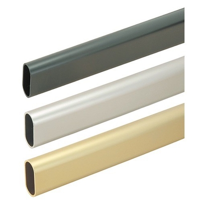 Shengxin Oval Alumínio Closet Rod 5.8-6.0M comprimento é liga para perfil de alumínio plano