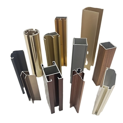 6063 liga de alumínio Shengxin Champagne Bronze Anodizado Profil de porta e janela para o mercado