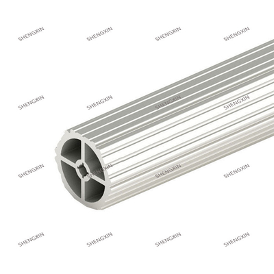 Temperatura T3-T8 Profil de alumínio anodizante industrial de extrusão personalizada de prata