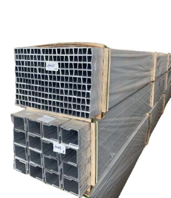 Tubos de perfis de alumínio extrudidos para prateleira Finitura de moinho em grande quantidade 6063/6061 liga T5