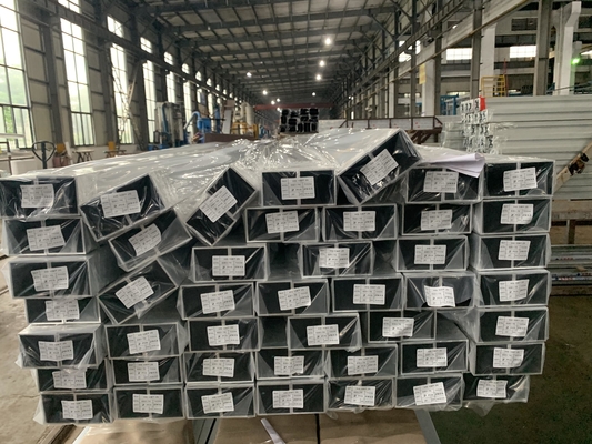 Tubos de perfis de alumínio extrudidos para prateleira Finitura de moinho em grande quantidade 6063/6061 liga T5