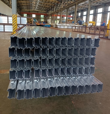 Tubos de perfis de alumínio extrudidos para prateleira Finitura de moinho em grande quantidade 6063/6061 liga T5