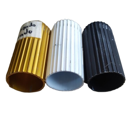 Tubos de porta de janela personalizados De Aluminio L20 Alumínio 6063 Alumínio Dorado
