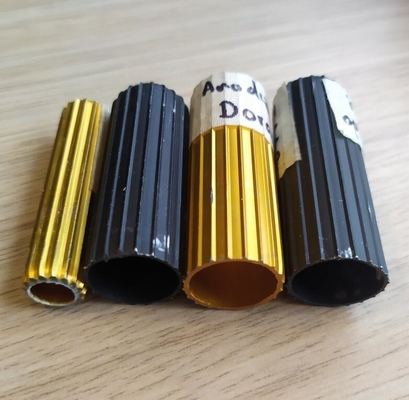 Tubos de porta de janela personalizados De Aluminio L20 Alumínio 6063 Alumínio Dorado