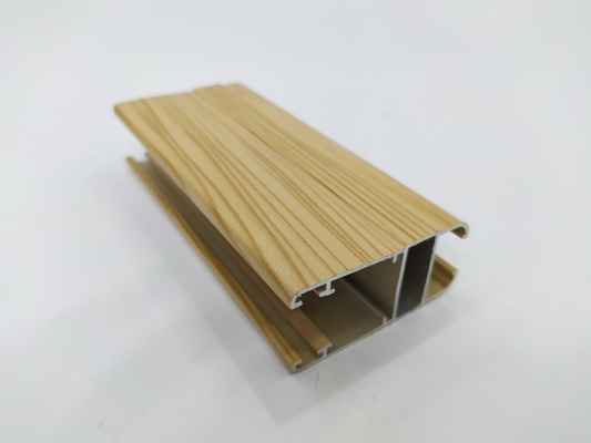 T3-T8 Perfis de extrusão de alumínio temperado para molduras de janelas e portas de forma quadrada