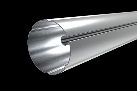 5.8-6.0M Comprimento Alumínio Keder Rail para Quadro de Tenda acabamento de moinho resistente à corrosão