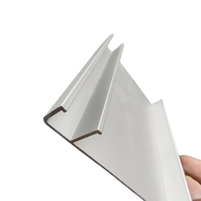 Exterior Louver de tempo Janela Louver de alumínio em acabamento de moinho e perfil anodizado de prata