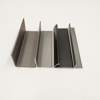 6063-T5 Champagne Bronze Anodized Aluminium Profiles para janelas e portas
