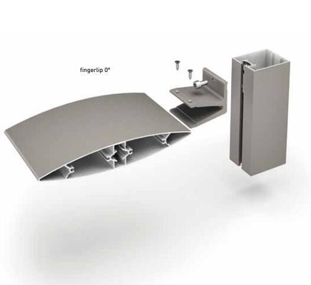 Sistema de revestimento em pó de protector solar com lâminas de perfil de liga de processamento de serviço de perfuração