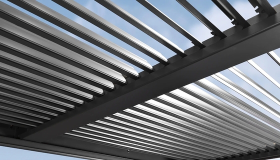 Profissionais de telhado de alumínio Shengxin da série 6000 para pergola de alumínio exterior