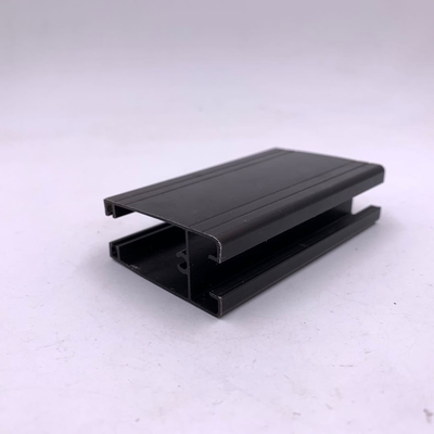 Construção Construção Janela e Porta Perfil de alumínio extrusão anodizante de prata personalizada