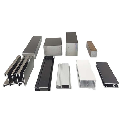 Perfil de alumínio para janelas e portas de armários Espessura do quadro 0,8 mm-2,0 mm Tolerância ± 3%