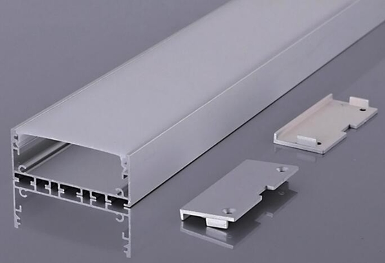 Perfil de alumínio personalizado para tira de iluminação LED 6063 T3-T8 1m 2m 3m Cumprir o padrão GB