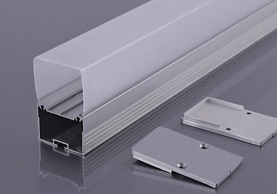 Perfil de alumínio personalizado para tira de iluminação LED 6063 T3-T8 1m 2m 3m Cumprir o padrão GB