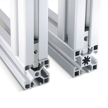 Shengxin 4040 2020 4545 4080 T Slot Negro Prata Anodizado Profissionais de Alumínio de Extrusão