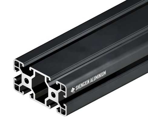 Shengxin 4040 2020 4545 4080 T Slot Negro Prata Anodizado Profissionais de Alumínio de Extrusão