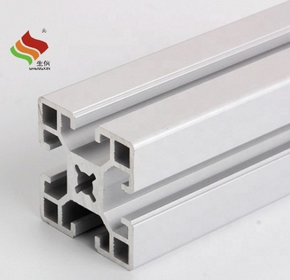 Shengxin 4040 2020 4545 4080 T Slot Negro Prata Anodizado Profissionais de Alumínio de Extrusão