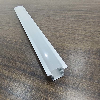 Instalação de ângulo Profil de canal extrudido de difusor de alumínio para design personalizável